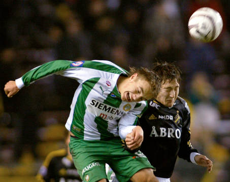 Petter Andersson, Hammarby och Stefan Ishizaki, AIK