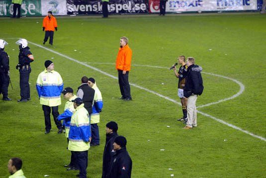 Krister Nordin, AIK uppmanar publiken till lugn