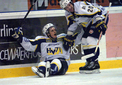 STEFAN PETTERSSON och OLA SVANBERG, HV 71 (Jubel)