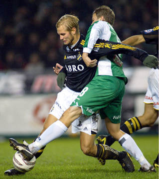 Martin Åslund, AIK och Patrik Gerrbrand, Hammarby
