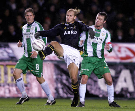 Martin Åslund, AIK och Mikkel Jensen, Hammarby