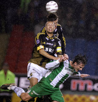 Krister Nordin, Per Nilsson, AIK och Petur Marteinsson,