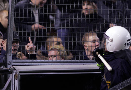 Bråk bland AIK fansen