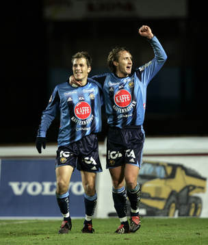 Andreas Johansson och Tobias Hysén, Djurgården (Jubel)