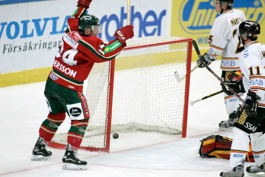 Niklas Andersson, Frölunda, jubel