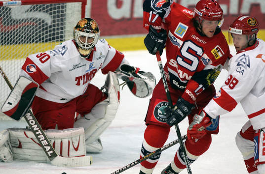 Miikka Kiprusoff, målvakt, Teemu Aalto, Timrå och Jonas