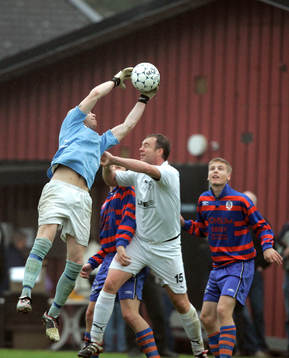 Fotboll, småklubb, kval till div. IV, Treby - Broby