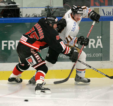 Peter Andersson, Malmö och Justin Williams, Luleå