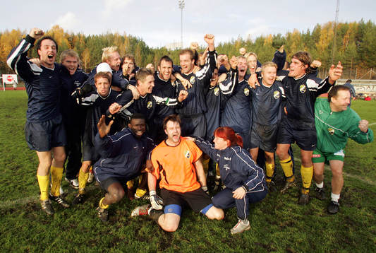 Ljungskile, lagbild, jubel