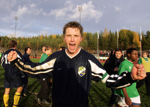 Jörgen Wålemark, Ljungskile, matchvinnare. Jubel