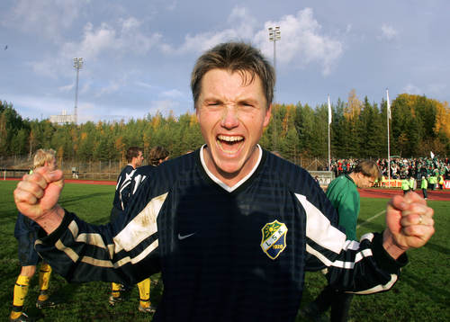 Jörgen Wålemark, Ljungskile.  Jubel