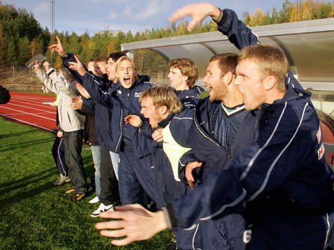 Ljungskile klara för Superettan.  Jubel