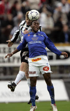 Henrik Nilsson, Landskrona och Stephen Ademolu, Trelleborg
