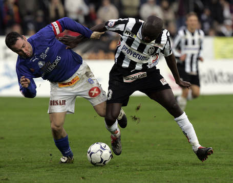 Jones Kusi Asare, Landskrona och Mattias Kronvall,