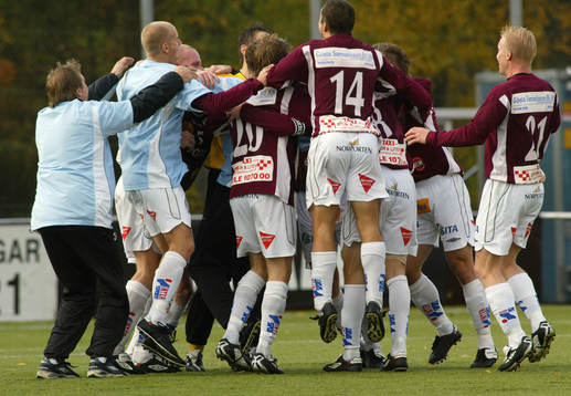 Jubel i Gefle