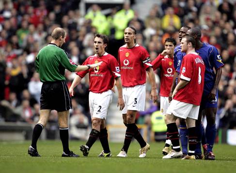 Fotboll, Premier League (Engelsk Liga), Manchester United v