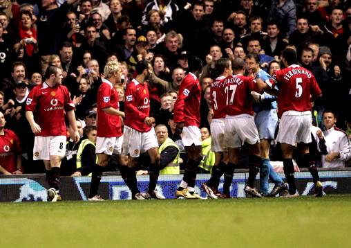 Fotboll, Premier League (Engelsk Liga), Manchester United v