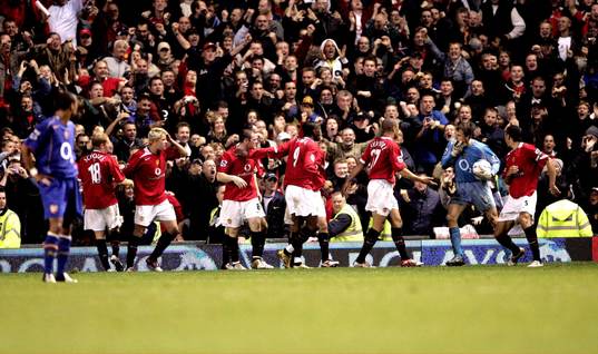 Fotboll, Premier League (Engelsk Liga), Manchester United v