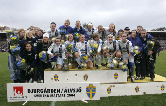 Djurgården / Älvsjö svenska mästarinnor.   Svenska