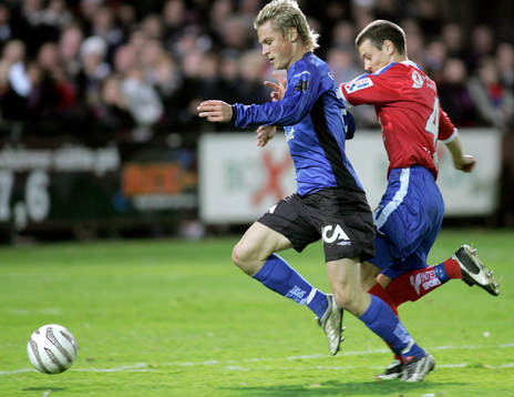 Markus Rosenberg, Halmstad och Jakob Augustsson, Helsingborg