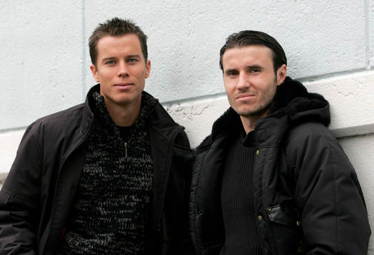Daniel Andersson och Yksel Osmanovski