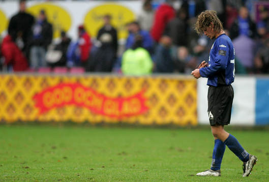 Målskytten Dusan Djuric, Halmstad deppar