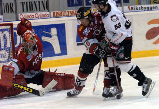 Brett McLean, Malmö och Tero Leinonen  (Målvakt)  och