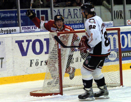 Shawn Horcoff, Mora (Jubel) och Markus Matthiasson, Malmö