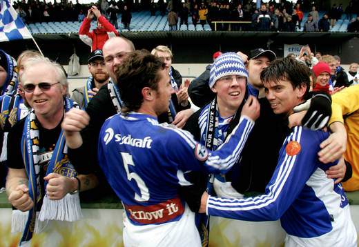 Mattias Nylund och Johan Andersson, Sundsvall kramas om