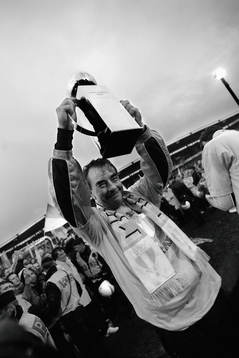 Tom Prahl, tränare, pokal, segerpokal, buckla.  (SM-guld,