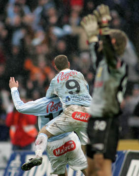 Malmö FF (SM-guld, guld, Svenska Mästare, jubel)