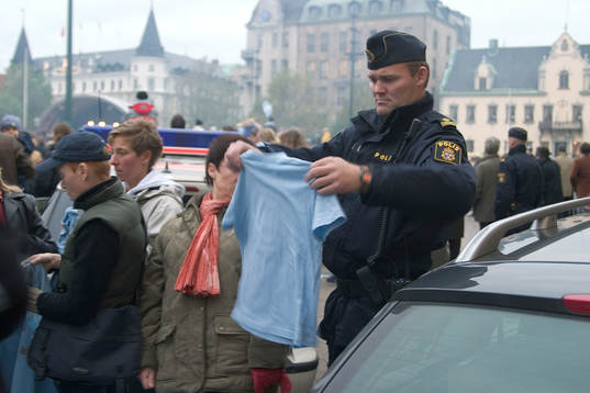 Mottagning av segrarna på Stortorget i Malmö. (SM-guld,