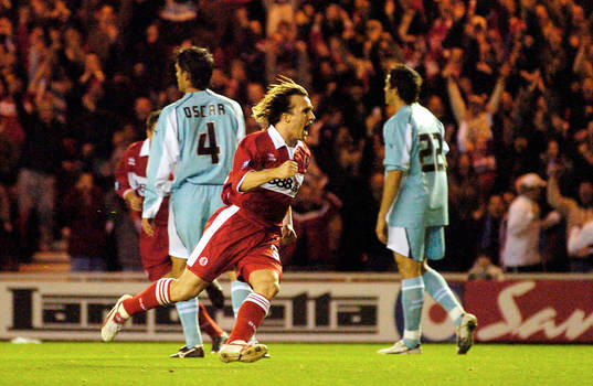 Fotboll, Uefa Cup, Middlesbrough - SS Lazio