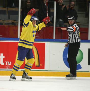 Magnus Kahnberg, Sverige, jubel