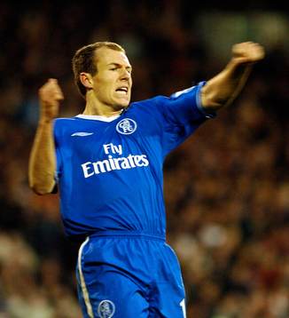 Arjen Robben, Chelsea, jubel