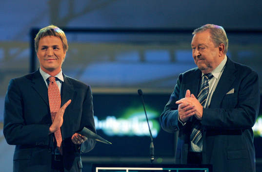 Thomas Bodström och Lennart Johansson