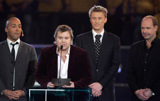 Martin Dahlin, Tomas Brolin, Kennet Andersson och Thomas