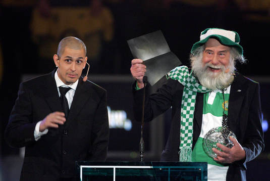 Dogge Doggelito och Hammarbysupportern Johan Tomten