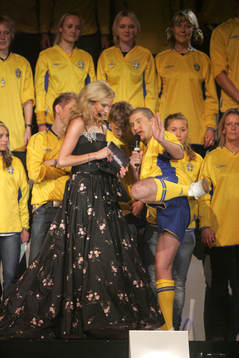 Fotboll, Fotbollsgalan, Markolio och Jessica Almenäs,