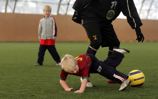 Hugo, Mathias och Tim Svensson, Norwich