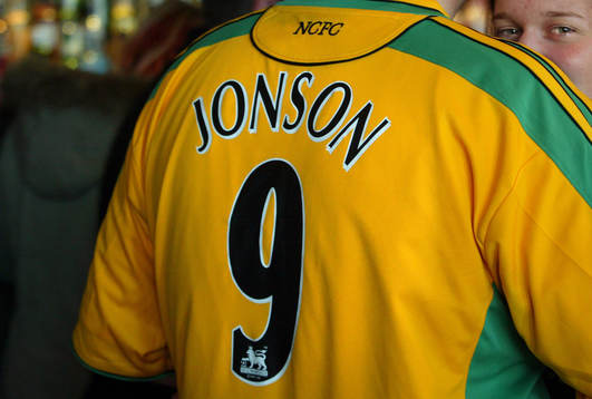 Supporter, Mattias Jonson, Norwich, tröja