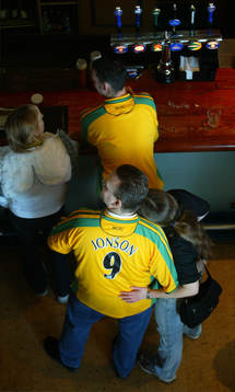 Supporter, Mattias Jonson, Norwich, tröja