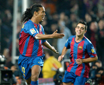 Ronaldinho, Barcelona (Jubel)