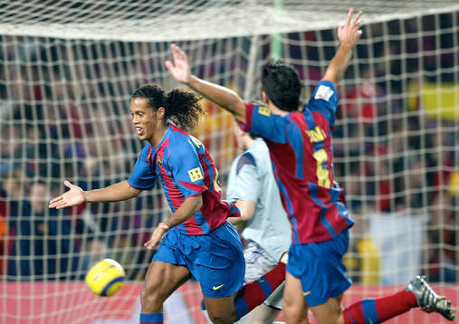 Ronaldinho, Barcelona (Jubel)