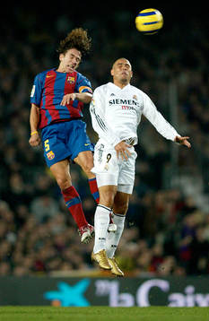 Carlos PUYOL, Barcelona och RONALDO, Real Madrid