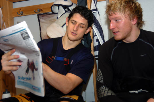 Shawn Horcoff och Marian Hossa, Mora