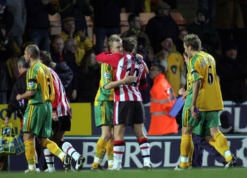 Fotboll, engelsk,  premier league Mathias Svensson, Norwich