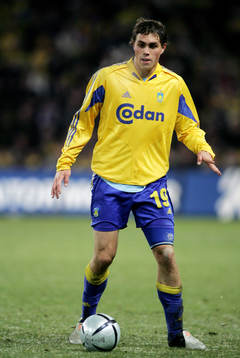 Fotboll, dansk, SAS-ligan, Johan Elmander, Bröndby