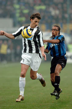 Zlatan Ibrahimovic och Edgar Davids