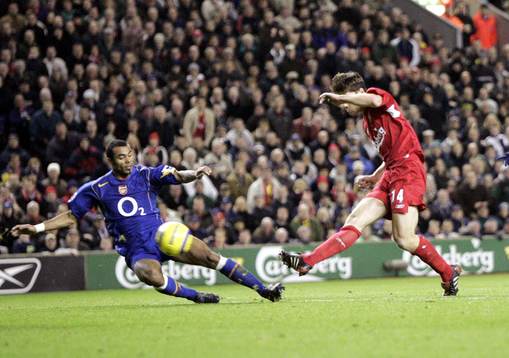 Xabi Alonso, Liverpool gör Liverpools första mål